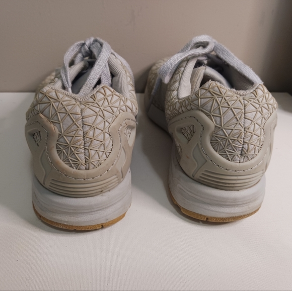 Men's Adidas ZX Flux torsion running trainer sneakers, size 8 color off white - Picture 4 of 7